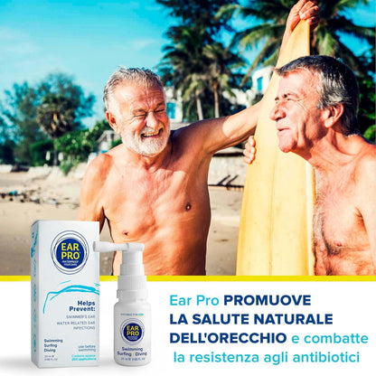 Ear Pro Spray Naturale Protettivo Orecchie - Previene le infezioni causate dall'acqua 20 ml - 200 applicazioni